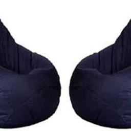 caddyFull Large Bean Bag Without Beans (Navy Blue) (Pack of 2)-19