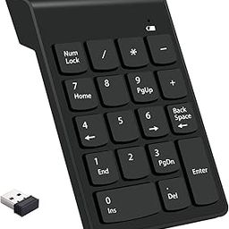 OG X NEXSA Wireless 18-Key Numeric Keypad with 2.4G USB Receiver, Portable Numpad for Laptop, Desktop, Surface Pro, PC – Black-11