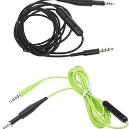 Replacement Audio 3.5mm Cable Volume Remote&Mic for AKG K451 Q460 K480 Black-image-52