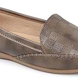 Women Leather Bellies Flats with Embroidered Slip On for Girls-picture-34