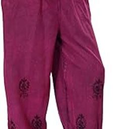 Women's Loose Fit Rayon Harem Pant (PURBTBEIGE_Free Size)-image-34