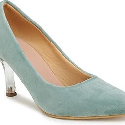 Women's Green Color Pumps (SBD1142_Seagreen_41)-picture-43