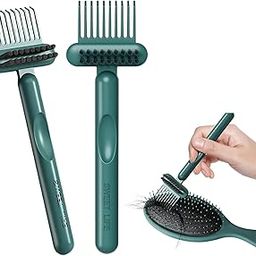 CUBIZ Hair Brush Cleaning Tool Comb Cleaning Brush Hair brush Cleaner Comb, 2-in-1 Hair Brush Cleaning Tool, Hair Brush Remover Rake for Removing Hair Dust,Home and Salon Use (02)-image-37