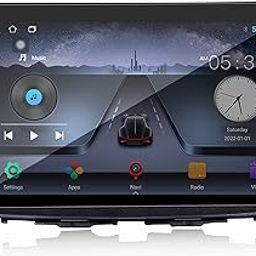 TINGKAT 9 Inch Full HD 1280 Touch Screen Player Android 12 Double Din IPS Display Stereo with 2GB RAM /16 GB ROM GPS/Wi-Fi/Navigation/Mirror Link Split Screen Dsp Equalizer Compatible with Maruti Suzuki Baleno-5