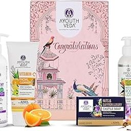 Ayouthveda Skin-Credible kit | Luxury Combo Kit for All Occasions | New Year Special Gift Set Of 4-7
