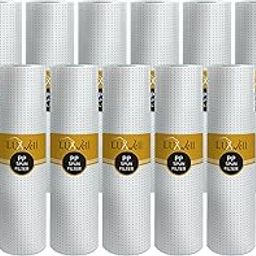 LUXWELL Premium Pre Filter for Water Purifier - PP Filter 10 inch 5 Micron Water Filter Cartridge/Spun Filter/Water Filter Candles for RO Water Purifier - for All 10 Inch Housing RO - Pack of 15-15