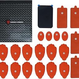 Reusable Electrode Pads for TENS EMS Unit, 10 Replacement Premium Pads and 1 Plastic Holder-picture-25