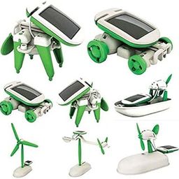 KITIKITTZ Educational 6 in 1 Solar Power Energy Robot Toy Kit Science School Projects for Kids for Learning Purpose-image-66