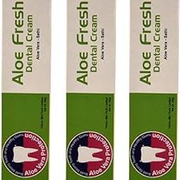 Yeturu's Aloe Fresh Dental Cream (Aloe Vera 10%) 100gms (Pack of 3)-12