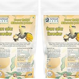 Patekar Agro Kesar Mango Milkshake Powder, 100g, Pack of 2-image-75