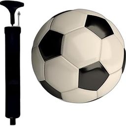 One Ton PVC Classic Black White Standard Soccer Match Football Size 5-image-88