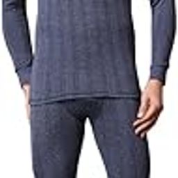 Men’s Cotton Quilted Winter Lightweight Thermal Underwear for Men Long Johns Set with Fleece Lined Soft Tailored Fit Warmer-image-30