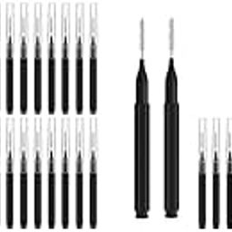 HANNEA® 25PCS Braces Brush For Cleaner Interdental 2.5mm Toothpick Dental Flossing Head Oral Hygiene Flosser Cleaners Cleaning Tool Black Manual Adult-image-30