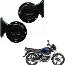 Premium Dual Wind Tone Horn for SPLENDOR+ XTEC 2.0 & Other Bikes & Cars | Loud Sound | 12V Electric Horn Set-image-15
