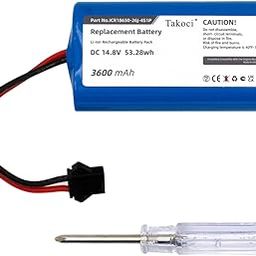 TAWUZUOR Replacement Battery Compatible with RoboVac G30 Edge G30 Hybrid G30 Verge R450 R500 T2150 X9 Pro C0914E1 PA04 Vacuum 14.8V/3600mAh-image-5