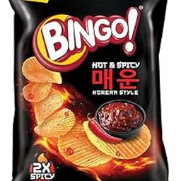 Bingo! Potato Chips Hot & Spicy Korean Style, 90g-image-42