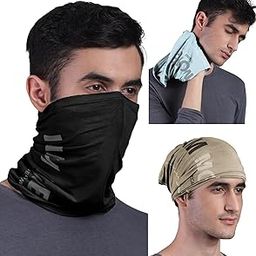 Unisex Bamboo Printed Bandana, Anti Microbial Super Soft & Comfort Fit, Breathable Multipurpose Headband, Face Mask for Dust Protection-Pack of 3-100% Try On Guarantee - Made in India-image-18