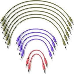 ExcelValley - 12-Pack - Mono Modular Patch Cables TS 3.5mm 1/8 inch Eurorack Synthesizer [12D-Pack]-image-81