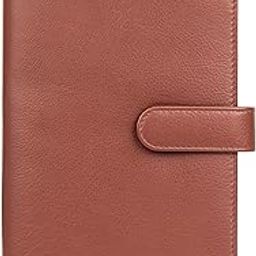 Voyage Genuine Leather ChequeBook & Passport Case (Brown)-image-35
