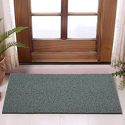 Kuber Industries 18x30 Inch Rubber PVC Water Absorbing Front Floor Mat | Door Mats for Home Entrance Large | Door MatsRugs for Office, Bedroom & Kitchen | Anti Slip Paydan/Foot Mat | Grey-image-20