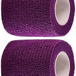 TTS Tattoo Machin Magic Bandage For Tattoo Grip Pack Of 2 (Purple)-image-1