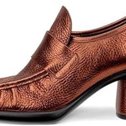 Sculpted LX 55 Antique Leather Women Heeled Loafers-image-4