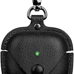 Latali New Leather Case Compatible with Apple AirPods 4 Generation (2024) Full 360° Protection Dust-Proof Shockproof Case Cover with Hook (Cover Only) (Black)-18