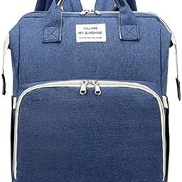 Zhola Portable Foldable Diaper Bag Backpack Multifunctional Baby Cradle Changing Station Bed Travel for Mom & Dad…-image-98