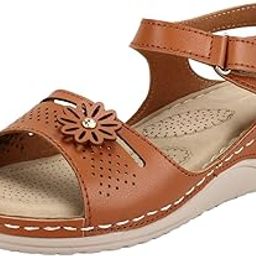 Doctor Sole Comfortable Flats Sandals For Women 1.5 Inch Heel-image-24