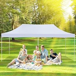 Rooftop Foldable Garden Canopy/Gazebo | 4 Side Open Canopy 10ft X 20ft | Canopy Tent for Garden-image-72