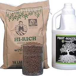 YK LABORATORIES Rootex 5L + Hi-Rich 5Kg All-In-One Npk Organic Granules Fertilizer | Growth Booster For All Kinds Of Crop-image-75