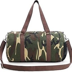 Military Camo/Multi Purpose Canvas Travel Duffle Bag for Men and Women | Sports Duffel Bags for Men and Women with Adjustable Removable Strap | Canvas Travel Duffle Bag Stylish-image-66