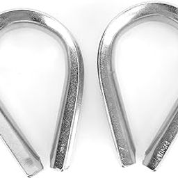 UniMarket® Boat Sleeve Clip, Portable Thimbles Clamps for Industrial Rigging for Marine for Playground'-image-18