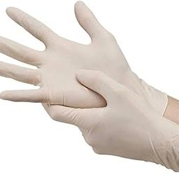 Zepham Latex Medical Examination Disposable Powdered Hand Gloves - Small (White) Pack of 100, Non-Sterile-picture-17