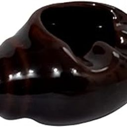 Purpledip Ceramic Ashtray 'Conch Shankh': Marine Design Ashtray For Cigarette Smokers (12364)-image-76