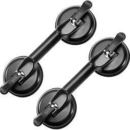 SHOPOLIFE Aluminium Double Claw Suction Cup Lifter/Carrying and Moving Sucker Tool/Lifting for Big Glass Marbal Granite Stone Tiles Working Holding Lever Tool Handle (Multi Colour- 2 pc)-image-75