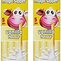 Dryfruit mart Quicks Milk Magic Sipper Vanilla Flavour, Gluten Free, 5Pcs 30g Pack of 2 (Imported Hungary)-32