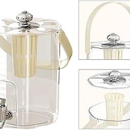 UJEAVETTE Drink Dispenser Leak Avoid Large Capacity Beverage Dispenser for Restaurants Cream Handle-picture-0