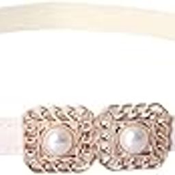 Women'S Stretchable Elegant Retro Pearl Buckle Elastic Waist Belt – Stylish Thin Design For Dresses, Sarees, And Jeans-image-18