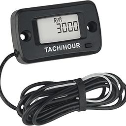 Jayron Digital LCD Waterproof Gasoline Engine Hour Meter Tachometer Maintenance Meter for Paramotors,Chainsaws,Generators,Mowesr,Model Boats-4