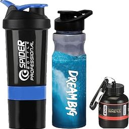 COOL INDIANS Gym Shaker Bottle 500Ml with Sipper Bottle & Whey Conatiner 100% Leakproof Guarantee Sipper Bottle,Preworkout and Bcaas,Whey Loader,Bpa Free-image-74