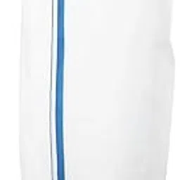 ramraj cotton Men Blue Fancy Border Double Layer White Dhoti RS03-picture-2