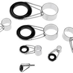 MERISHOPP® 5x7 Pack Ceramic Ring Smooth Fishing Rod Eye Ring Replacement Rod Repair Kit | Sporting Goods-image-25