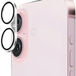 Amazon Brand - Solimo Tempered Glass Camera Lens Protector for iPhone 16 | 9H Rated Hardness | Aviation Aluminium Camera Protection | 99.99% Transparent-picture-32