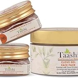 Taashi Seabuckthorn 100% Natural Vegetarian Collagen Builder Beauty Capsules (pack of 2) with Taashi Clove Gel Face Pack-image-48