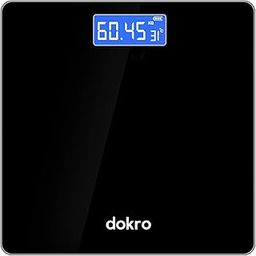 dokro Weight Machine for Home Digital Weighing Machine for Human Body with LCD Display Max Weight Capacity 180Kgs (Batteries Included) Bathroom Scale for Home | Black-image-86
