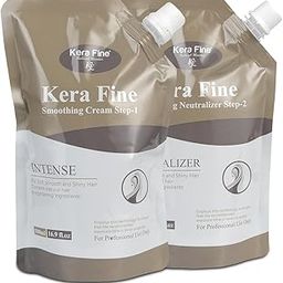 KERA FINE Smoothing Cream Step-1 & Step-2 Hair Straightening Rebonding-10