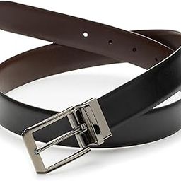 Portfolio Men's 2-Tone Matte and Shine Buckle Reversible Belt-image-48