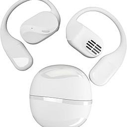 OWS True Wireless Open-Ear Headphones with Earhooks, Bluetooth 5.3, 60H Playtime, IPX5 Waterproof, Lightweight Design White-image-69