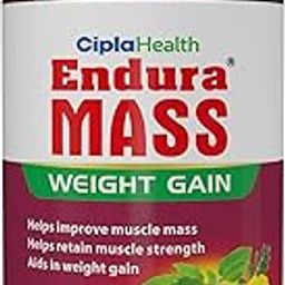 Endura Mass Weight Gain Capsules 50 Capsules| Ayurvedic Weight Gainer for Improving Muscle Mass & Enhancing Strength| Made with Ashwagandha, Safed Musli, Shatavari |100% Natural for Men & Women |Pack of 1-21